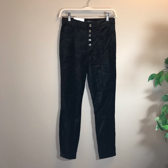 7 FAM High Rise Super Skinny Velvet Jeans size 26 - Picture 12 of 12